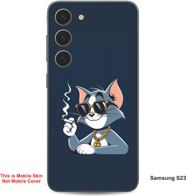 VYBE The Smart Choice Samsung S23 Tom Embossed Mobile Skin(Dark Blue Grey 12)