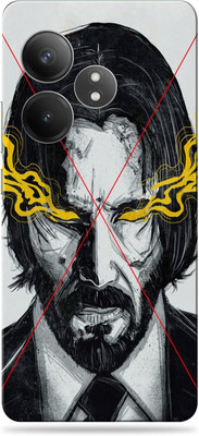 SkinoMania Realme GT 6T Mobile Skin(John Wick yellow Eyes)