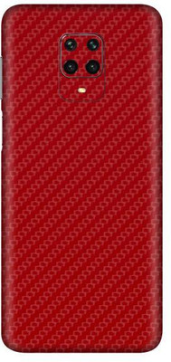 Vcare GadGets Redmi Note 9s Mobile Skin(Fiber Carbon Red)