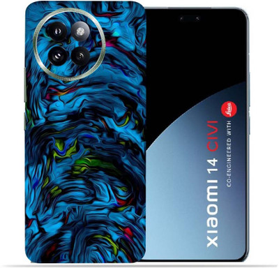OggyBaba Xiaomi 14 Civi Mobile Skin(Blue Lava)