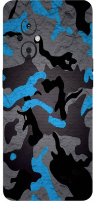 TJ CREATION OPPO F21 PRO 5G Mobile Skin(Ultra Super Camouflage Military Blue Skin With High Matte Finish.)