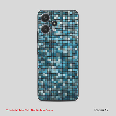 VYBE The Smart Choice Redmi 12 Pattern Mobile Skin Mobile Skin(Multi Colour S23)