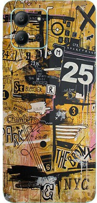 TJ CREATION Infinix Hot 11 2022 Mobile Skin(Ultra Super Multicolor Graffiti Skin With High Matte Finish.)