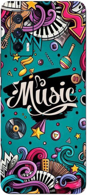 TJ CREATION Vivo iqoo7 Mobile Skin(Ultra Super Music Graffiti Skin With High Matte Finish., Mobile Skin (Back+Side+Camera))