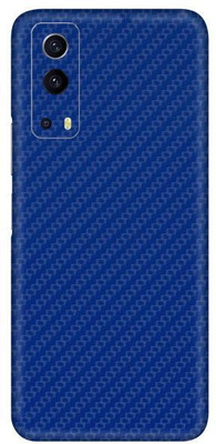 Vcare GadGets Fiber Carbon Blue vivo i QOO Z3 5G Mobile Skin(Fiber Carbon Blue)