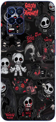 Toppings Back skin sticker for realme 8s 5G_346 Mobile Skin(Multicolor)