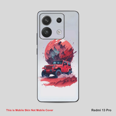 VYBE The Smart Choice Redmi 13 Pro Art Mobile Skin Mobile Skin(Silver Grey A19)