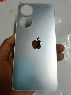 TWUAOP VIVO T2 5G MIRROR BACK PANNEL ACRYLIC SHEET APPLE Mobile Skin(Silver)