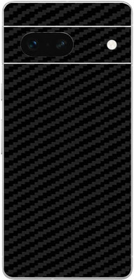 candeal mart Google Pixel 7 5G Back skin sticker / Vinyl wrap / Protective film Mobile Skin(Black , 3D Carbon fiber)