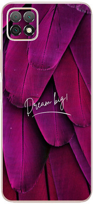 FCS Huawei Enjoy 20 5G Printed Back skin Mobile Skin(Pink Feather)