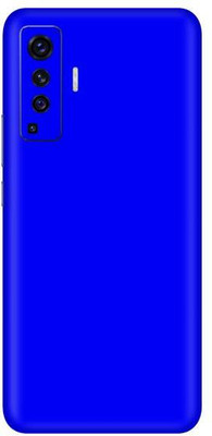 Vcare GadGets Vivo X50 Mobile Skin(Blue Matte)
