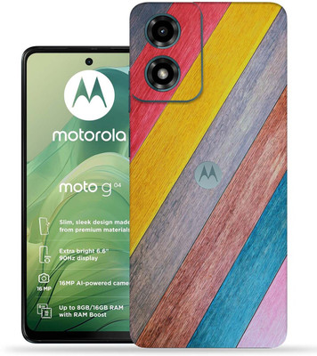 OggyBaba Moto G04 Mobile Skin(Colored Texture)