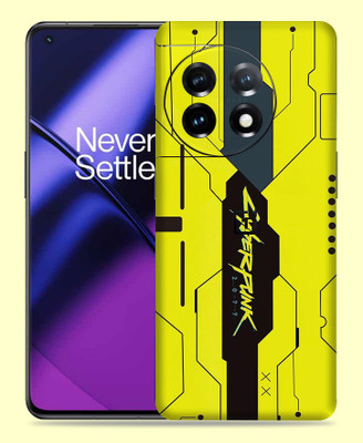 WeCre8 Skin's Oneplus 11R 5G Mobile Skin(Simple Yellow Cyber Multicolor Mobile Skin)