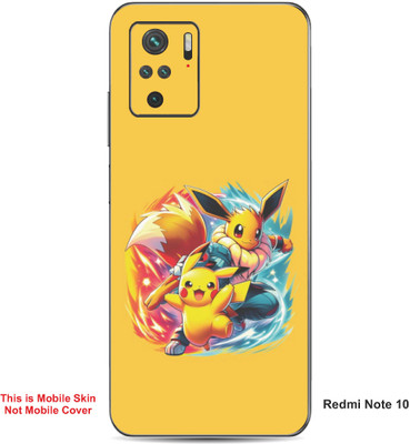 VYBE The Smart Choice Redmi Note 10 Pokemon Embossed Mobile Skin(Sandstorm A1)