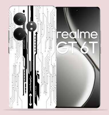 OggyBaba Realme GT 6T 5g Mobile Skin(White CyberPunk)
