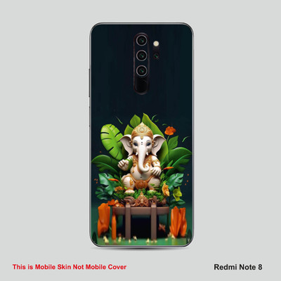 VYBE The Smart Choice Redmi Note 7S Ganesha Embossed Mobile Skin(Multicolor0144)