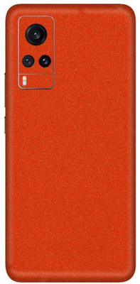 Vcare GadGets Vivo X60 Mobile Skin(Glitter Orange)