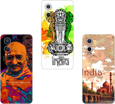 wrap craft VIVO T4 ULTRA COMBO(PACK OF 3)Camera&Back Protector Premium Vinyl Mobile Skin(Multicolor)