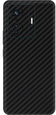 Vcare GadGets T1 Pro 5G Fiber Carbon Black Back Side Premium Mobile Skin(Fiber Carbon Black)