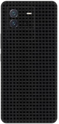 Vcare GadGets iQOO Neo 6 5G Black Mosaic Back Side Premium Mobile Skin(Black Mosaic)