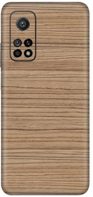Vcare GadGets Mi 10 T 5G Mobile Skin(Teak Wood)