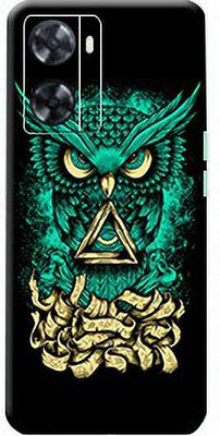 AsSkin Oppo A57 4G, realme a57 4g Mobile Skin(Ultra Super Green Owl With High Matte Finish.Skin..)