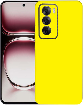 OggyBaba Oppo Reno 12 pro 5g Mobile Skin(Yellow Matte)