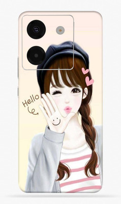 OggyBaba OggyBaba Poco M7 pro 5g Mobile Skin(Cute-Girl)
