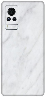 Vcare GadGets Vivo X60 Pro Mobile Skin(Marble White 1)