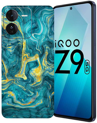 OggyBaba OggyBaba Vivo iqoo Z9 5g Mobile Skin(Golden Lava)