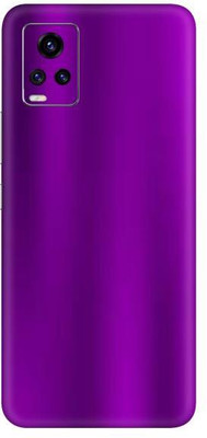 Vcare GadGets Vivo V20 Pro Mobile Skin(Metallic Purple Shining)