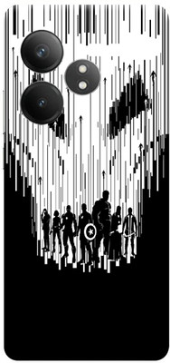 WeCre8 Skin's Realme GT 6T 5G Mobile Skin(Avengers B&W Multicolor Mobile Skin)