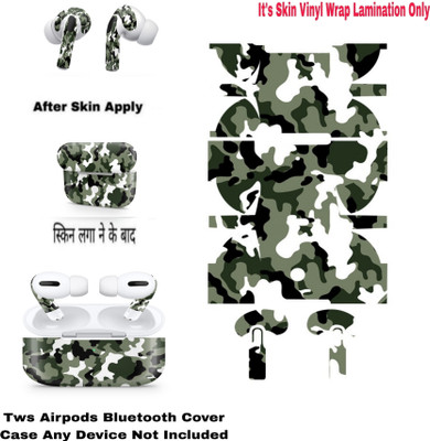 Flipkart SmartBuy AIRPOD PRO GREEN WHIT SKIN(TWS AIRPOD DEVICE BLUETOOTH NOT INCLUDED)GRN_844 Mobile Skin(GREEN AND WHITE)