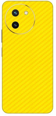 Vcare GadGets Fiber Carbon Yellow T3x 5G Mobile Skin(Fiber Carbon Yellow)