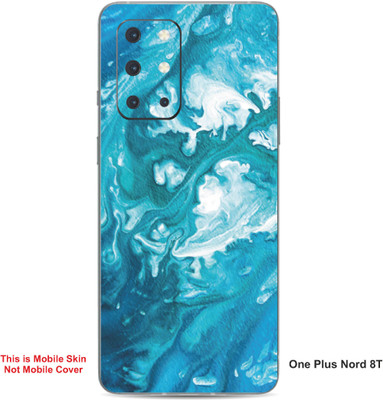 VYBE The Smart Choice One Plus Nord 8T Abstract Embossed Mobile Skin(Ball Blue A16)