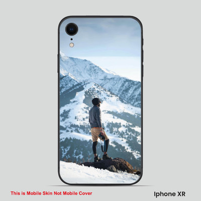 VYBE The Smart Choice iPhone XR Naturel Mobile Skin(Dark Salmon 3)
