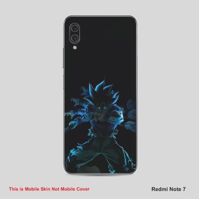 VYBE The Smart Choice Redmi Note 7 Goku Mobile Skin Mobile Skin(Picton Blue B29)