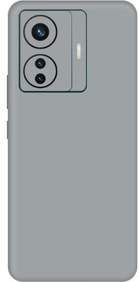 Vcare GadGets T1 Pro 5G Glossy Silver Back Side Premium Mobile Skin(Glossy Silver)