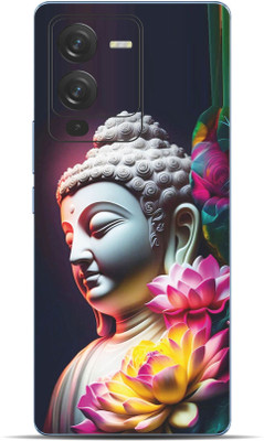 VYBE Vivo V25 Pro The Buddha Mobile Skin Mobile Skin(Light Blue 34)