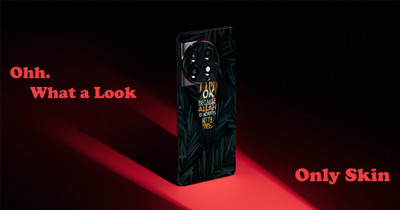 LAMHA OnePlus 11R 5G Mobile Skin(Multicolor)