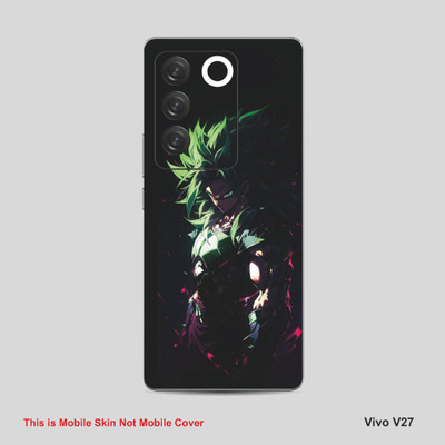 VYBE The Smart Choice Vivo V27 Goku Mobile Skin Mobile Skin(Olive Green A36)