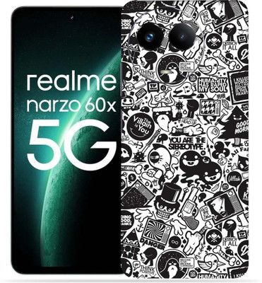 OggyBaba Realme Narzo 60X 5g Mobile Skin(Doodle Art)