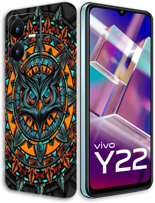 BugguSkin VIVO Y22 Mobile Skin(Ultra Super Mighty Owl Skin With High Matte Finish.)