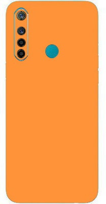 TJ CREATION Realme 5i Mobile Skin(Ultra Super Orange Matte Skin With High Matte Finish.)