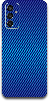 BUGGU Samsung Galaxy F13 Mobile Skin(Blue Carbon Fiber Skin With High Matte Finish.)