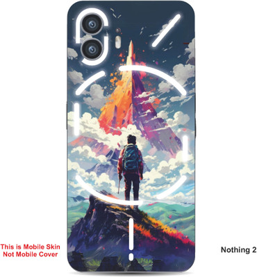 VYBE The Smart Choice Nothing 2 Abstract Embossed Mobile Skin(Fuel Yellow 1)