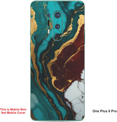 VYBE The Smart Choice One Plus 8 Pro Abstract Embossed Mobile Skin(Brown Sugar A3)