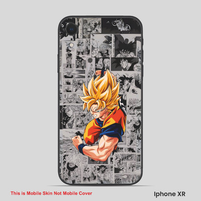 VYBE The Smart Choice iPhone XR Naruto Embossed Mobile Skin(Plum Purple 11)