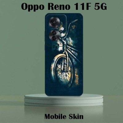 BugguSkin OPPO Reno11 F 5G Mobile Skin(Ulltra Super Dream Cycle Skin With High Matte Finish., Mobile Skin (Back+Side+Camera))