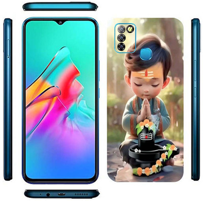 TJ CREATION Infinix Smart 5 Mobile Skin(Superr Redd Skin With HiighQuality Matte Finish...0.)